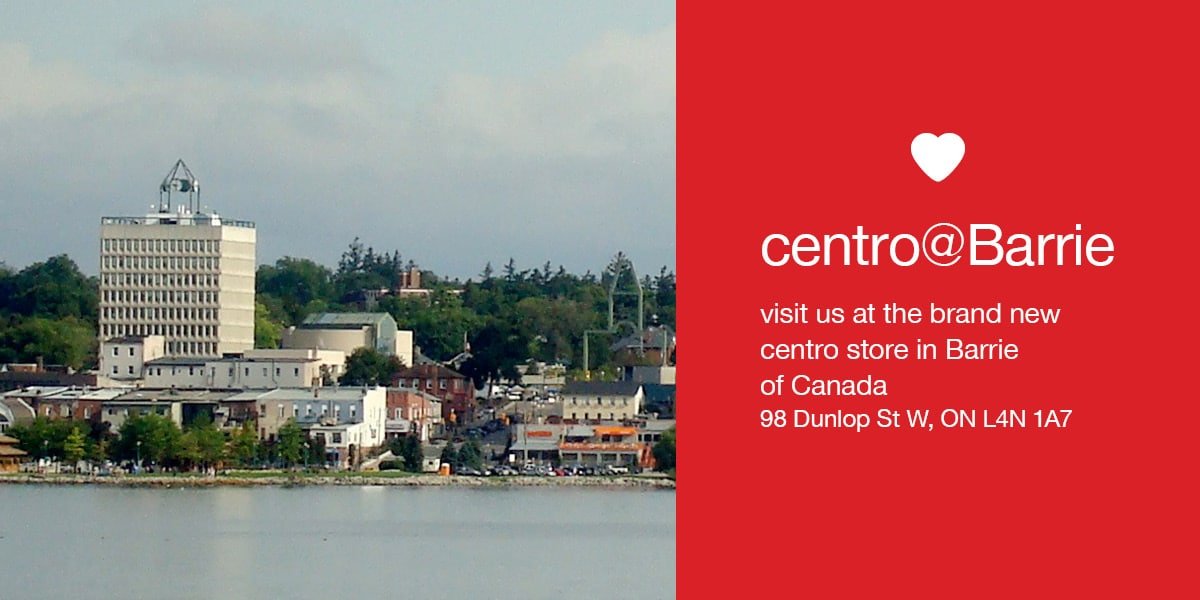 Νew CENTRO store in Barrie Canada