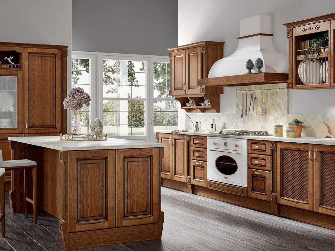 centro kitchen κουζίνα frame κλασσική Walnut Cake