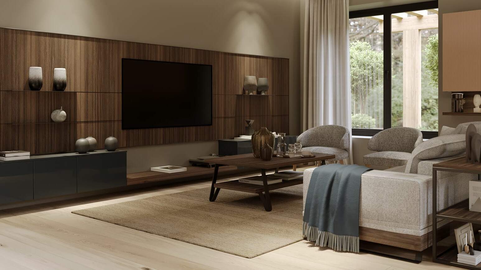 centro kitchen καθιστικό horizon