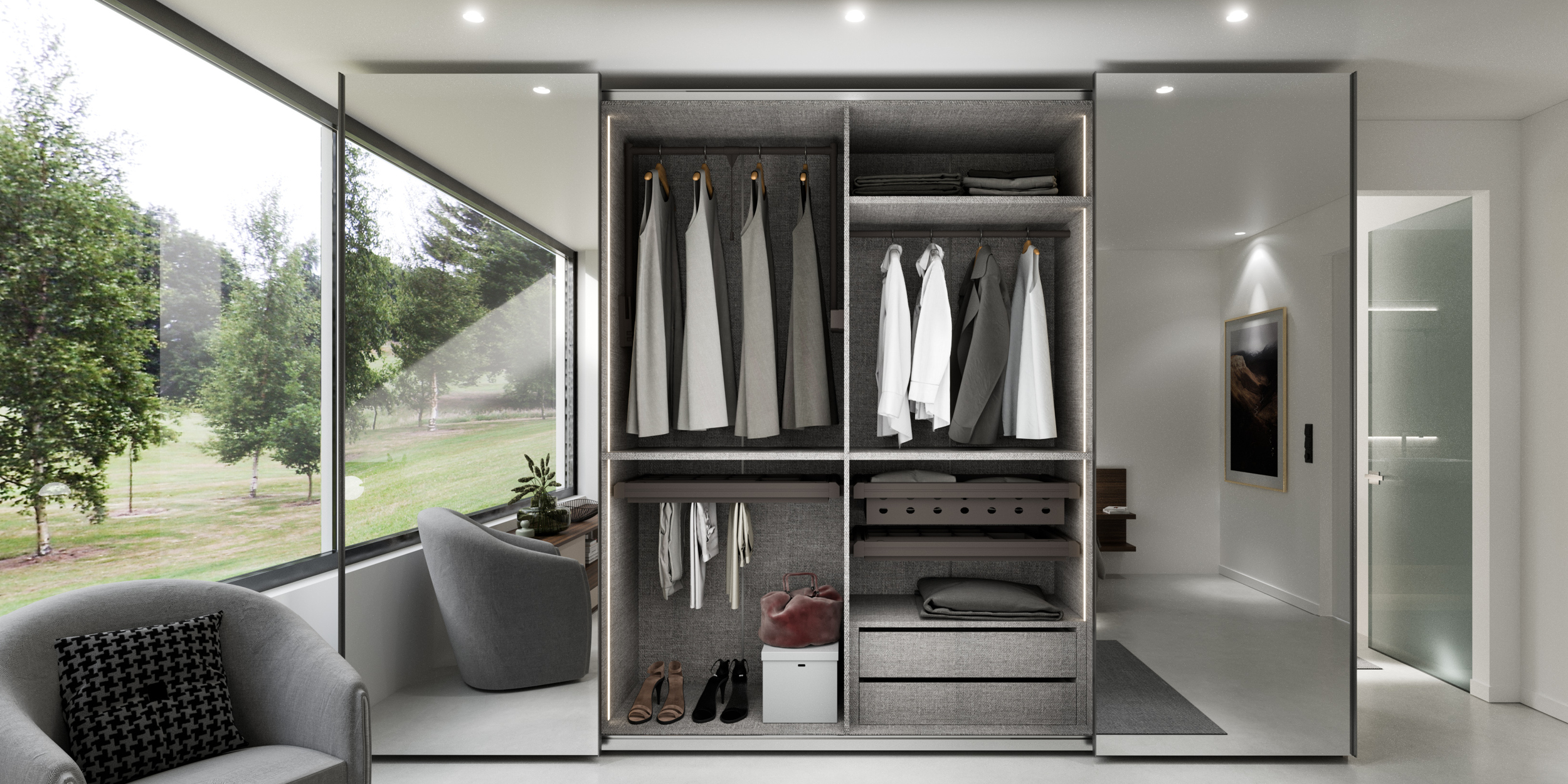 &Mu;&omicron;&nu;&tau;έ&rho;&nu;&alpha; &alpha;&nu;&omicron;&iota;&chi;&tau;ή &nu;&tau;&omicron;&upsilon;&lambda;ά&pi;&alpha; &mu;&epsilon; &upsilon;&phi;&alpha;&sigma;&mu;ά&tau;&iota;&nu;&eta; &epsilon;&pi;έ&nu;&delta;&upsilon;&sigma;&eta; &kappa;&alpha;&iota; &epsilon;&sigma;&omega;&tau;&epsilon;&rho;&iota;&kappa;ό &phi;&omega;&tau;&iota;&sigma;&mu;ό LED