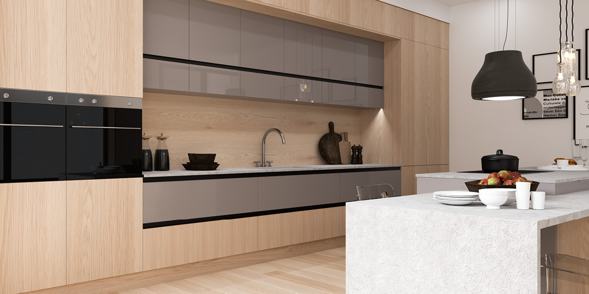 Εργονομικό τρίγωνο κουζίνας με σωστή σχέση νεροχύτη, εστίας και ψυγείου