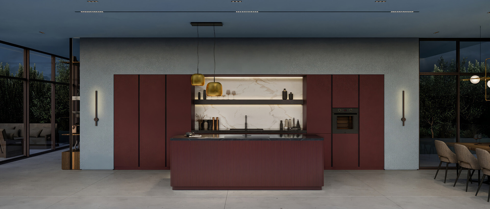 centro Kitchen μοντέρνα κουζίνα truffle