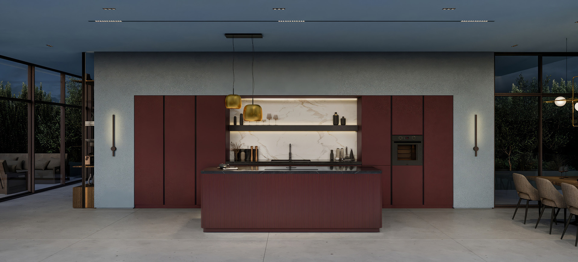 centro Kitchen μοντέρνα κουζίνα truffle
